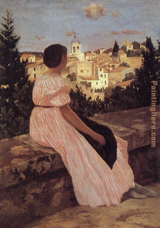 Frederic Bazille The Pink Dress